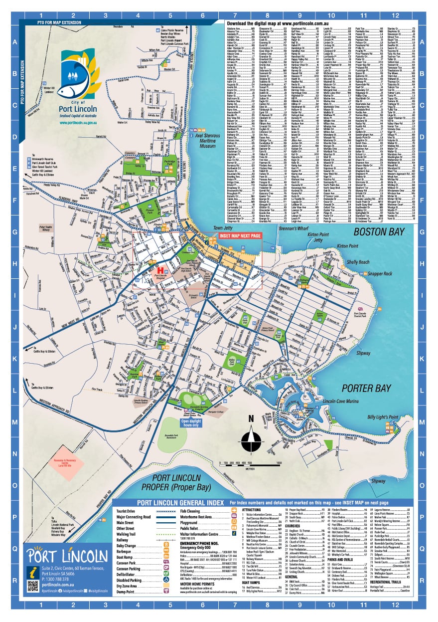 City Of Port Lincoln TOWN MAP 2023 (3)