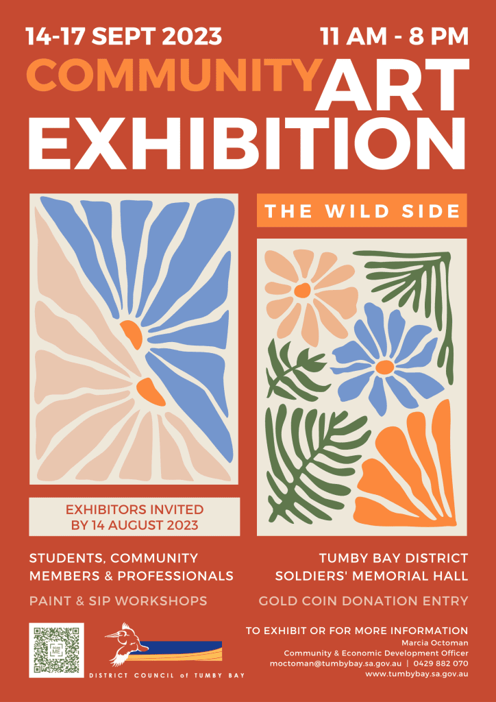 Community Art Exhibition Poster The Wild Side