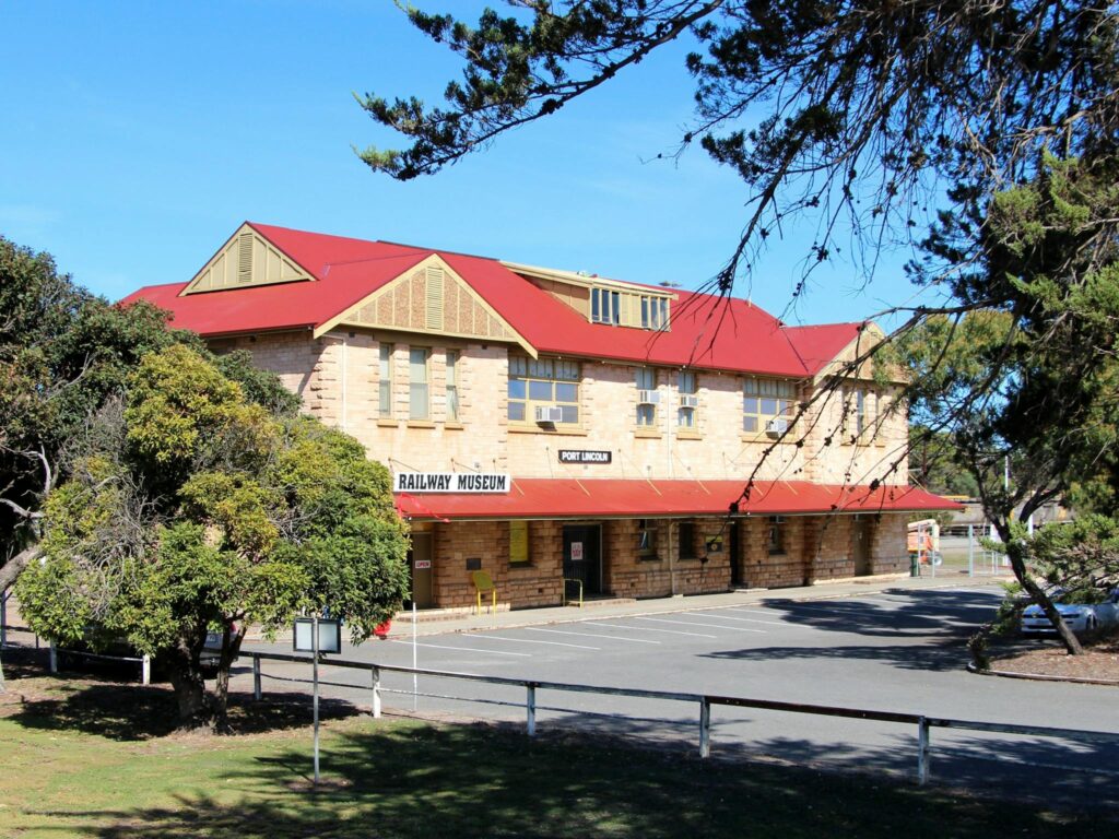 Port Lincoln Railway Museum, housed in the Port Lincoln railway station