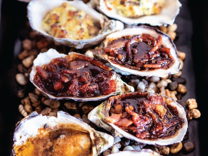 coffin bay oysters on a plate
